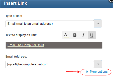 Email Address is Clicked
